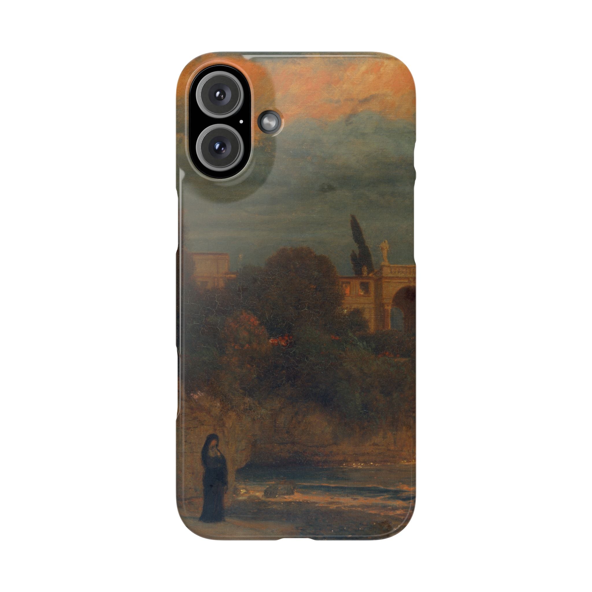 Villa by the Sea by Arnold Böcklin - iPhone Slim Case