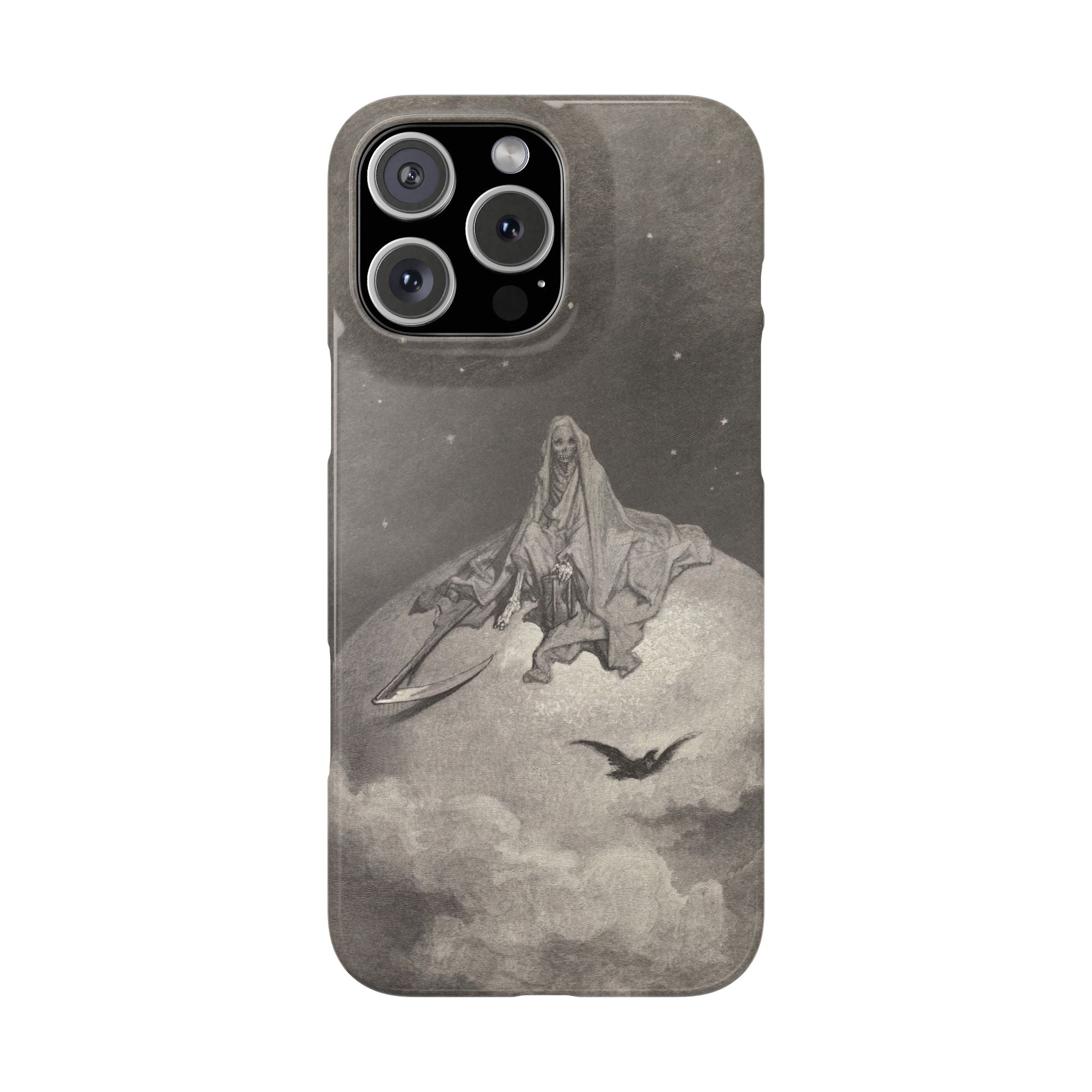 Doubting, dreaming dreams no mortal ever dared to dream before by Gustave Doré - iPhone Slim Case