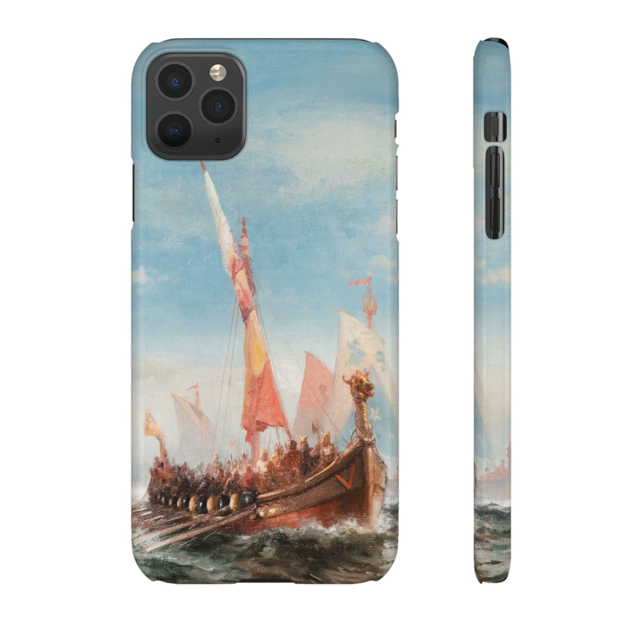 Viking Armada by Edward Moran - iPhone Slim Case