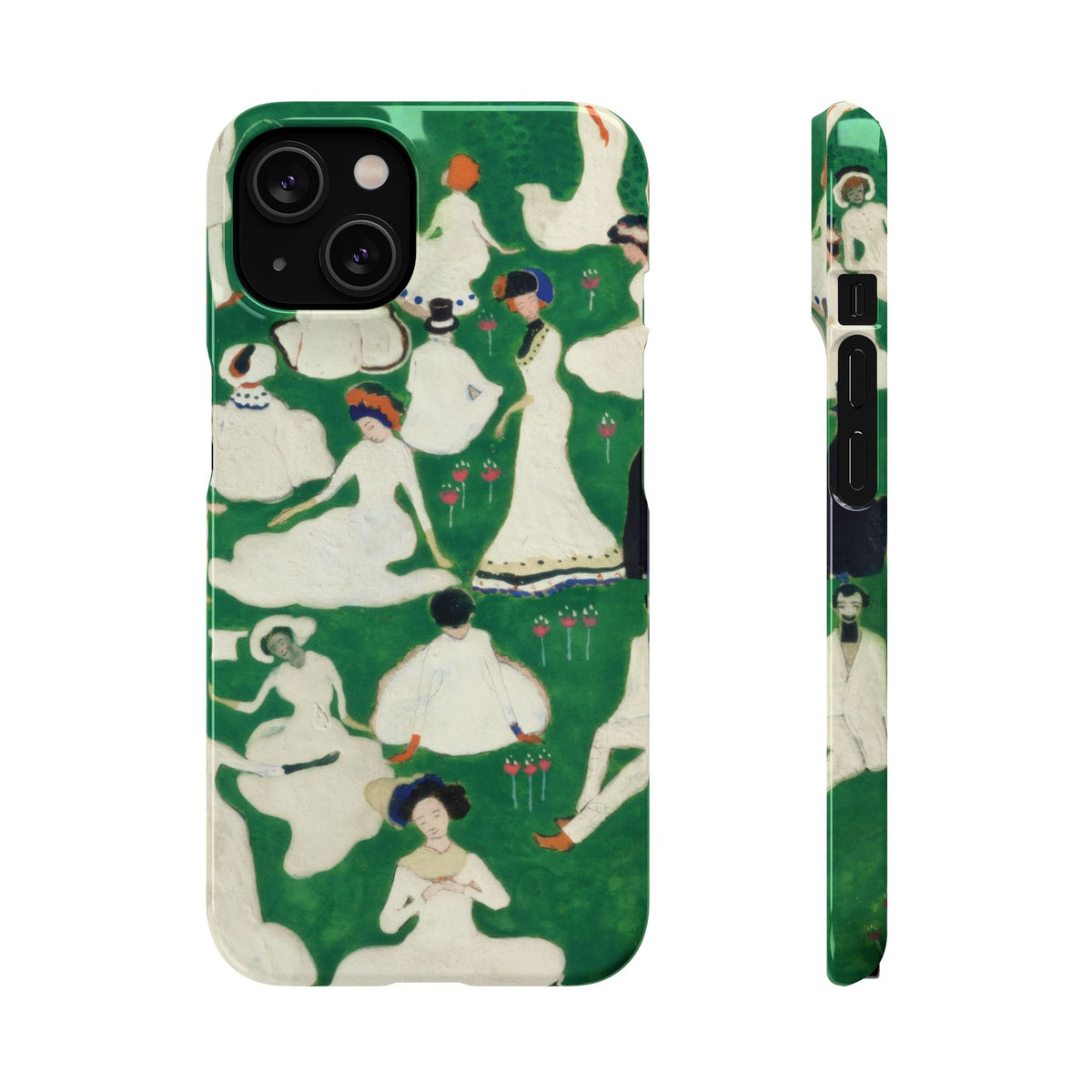 Rest Society in Top Hats by Kazimir Malevich - iPhone Slim Case