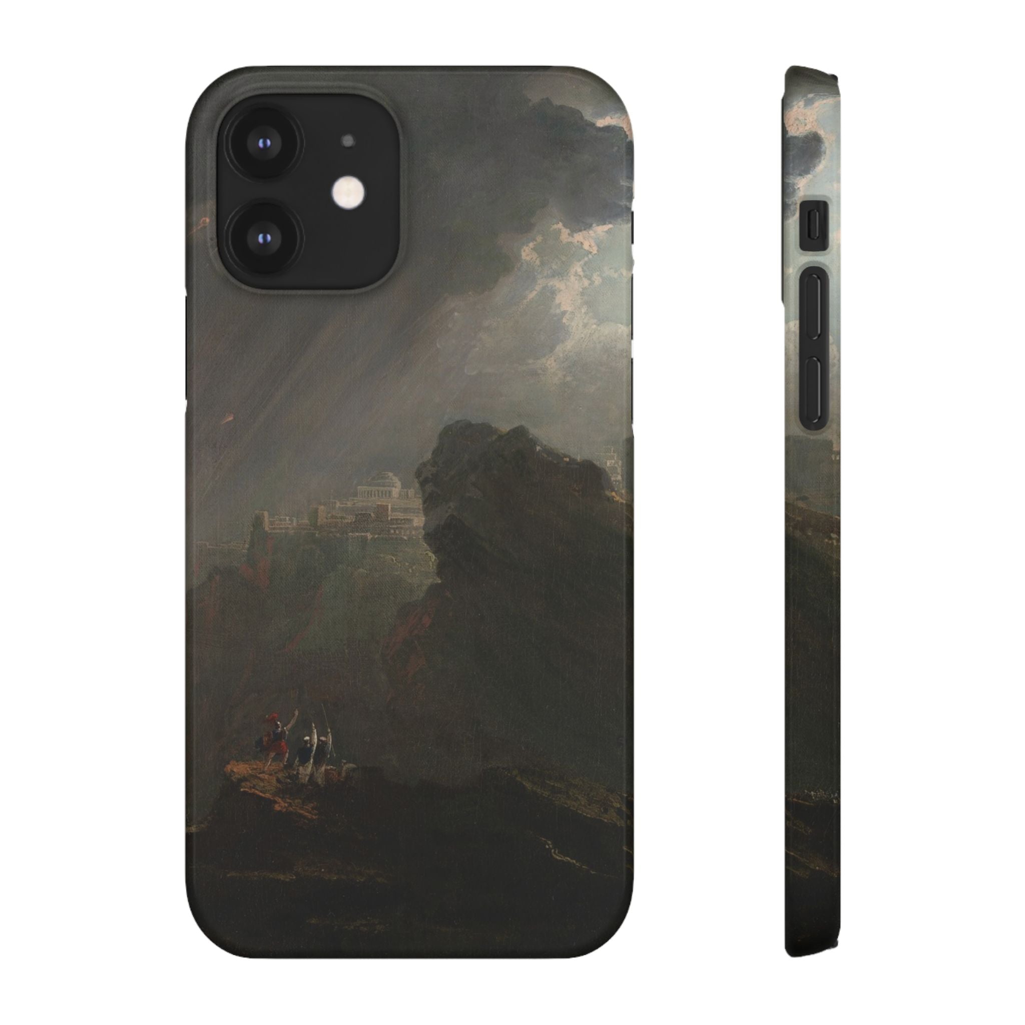Joshua Commanding the Sun to Stand Still by John Martin - iPhone Slim Case