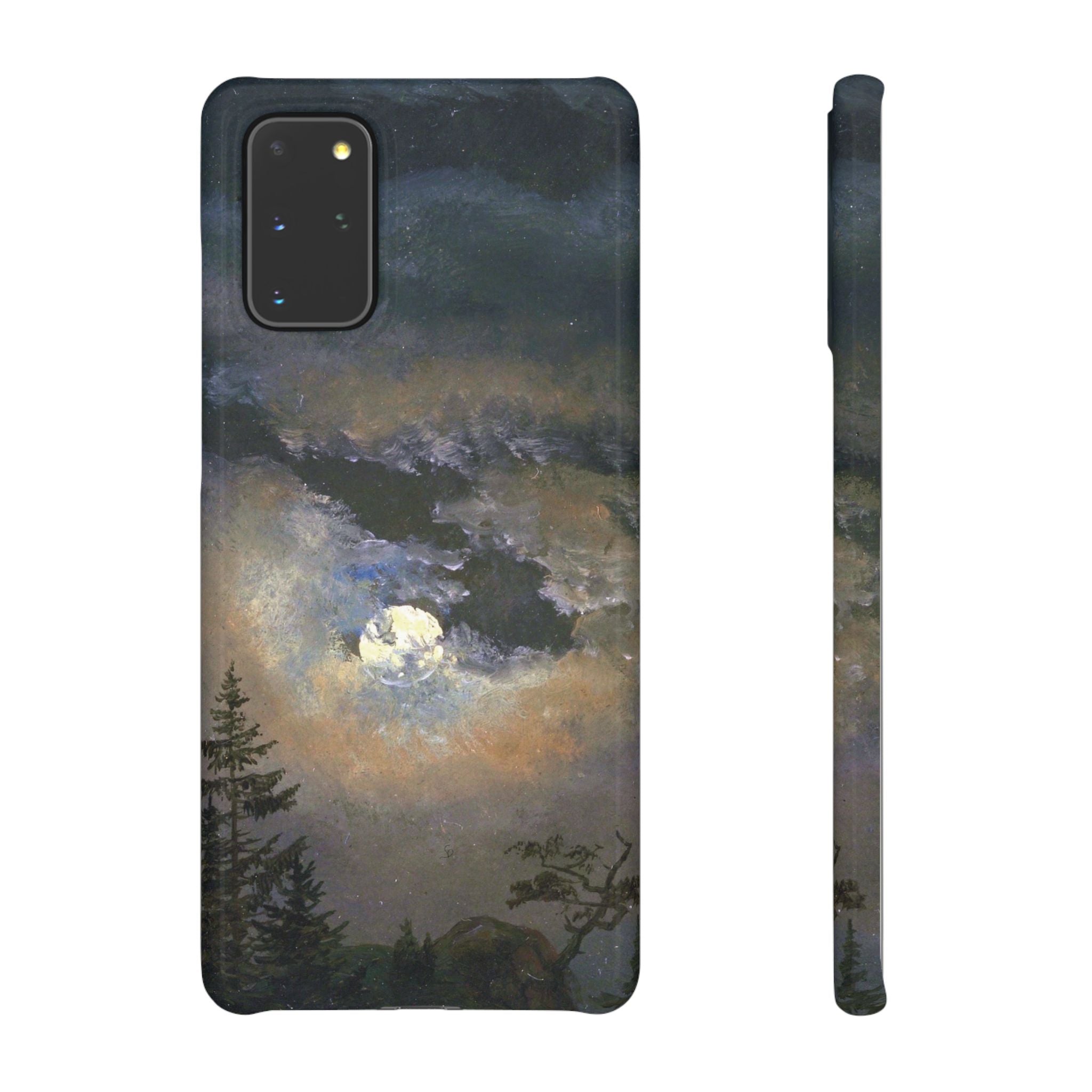 Study of a Cloud and Landscape by Moonlight by Johan Dahl - Samsung Slim Case