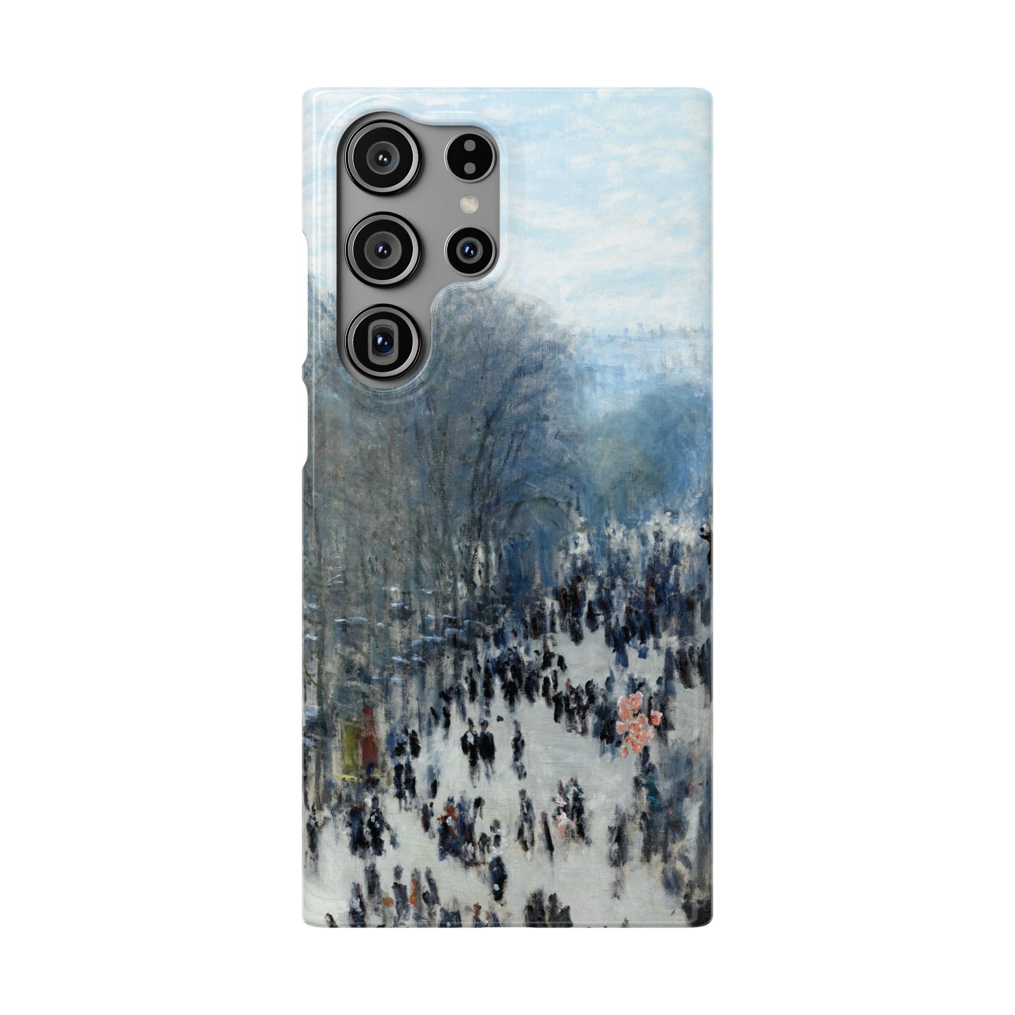 Boulevard des Capucines by Claude Monet - Samsung Slim Case