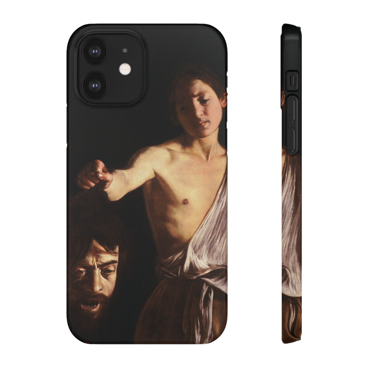 David with the Head of Goliath by Caravaggio - iPhone Slim Case