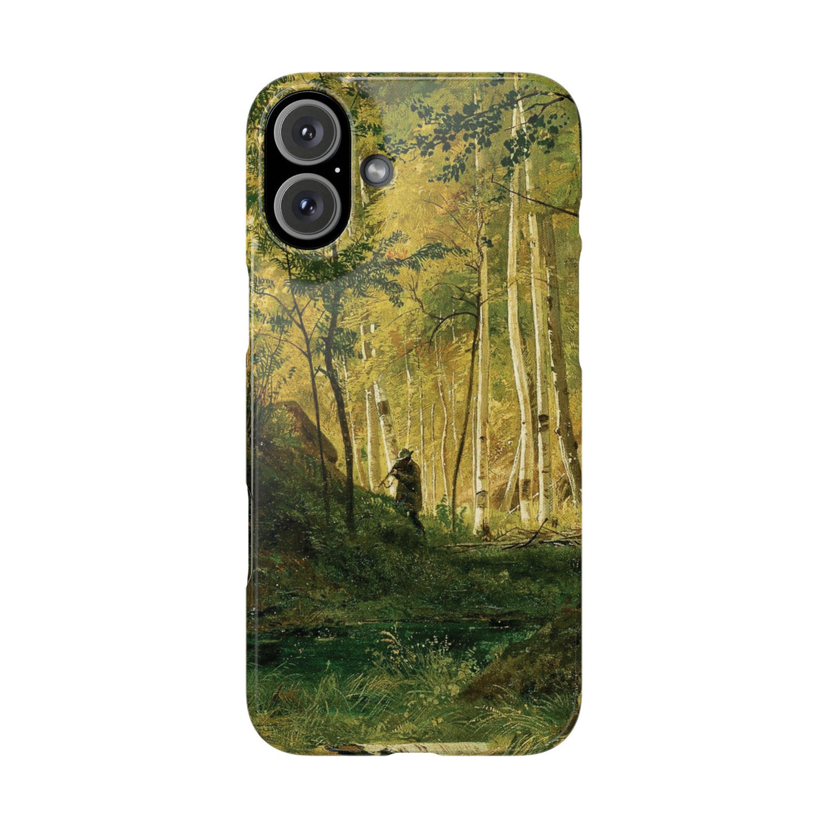 Landscape with a Hunter Valaam Island by Ivan Ivanovich Shishkin - iPhone Slim Case