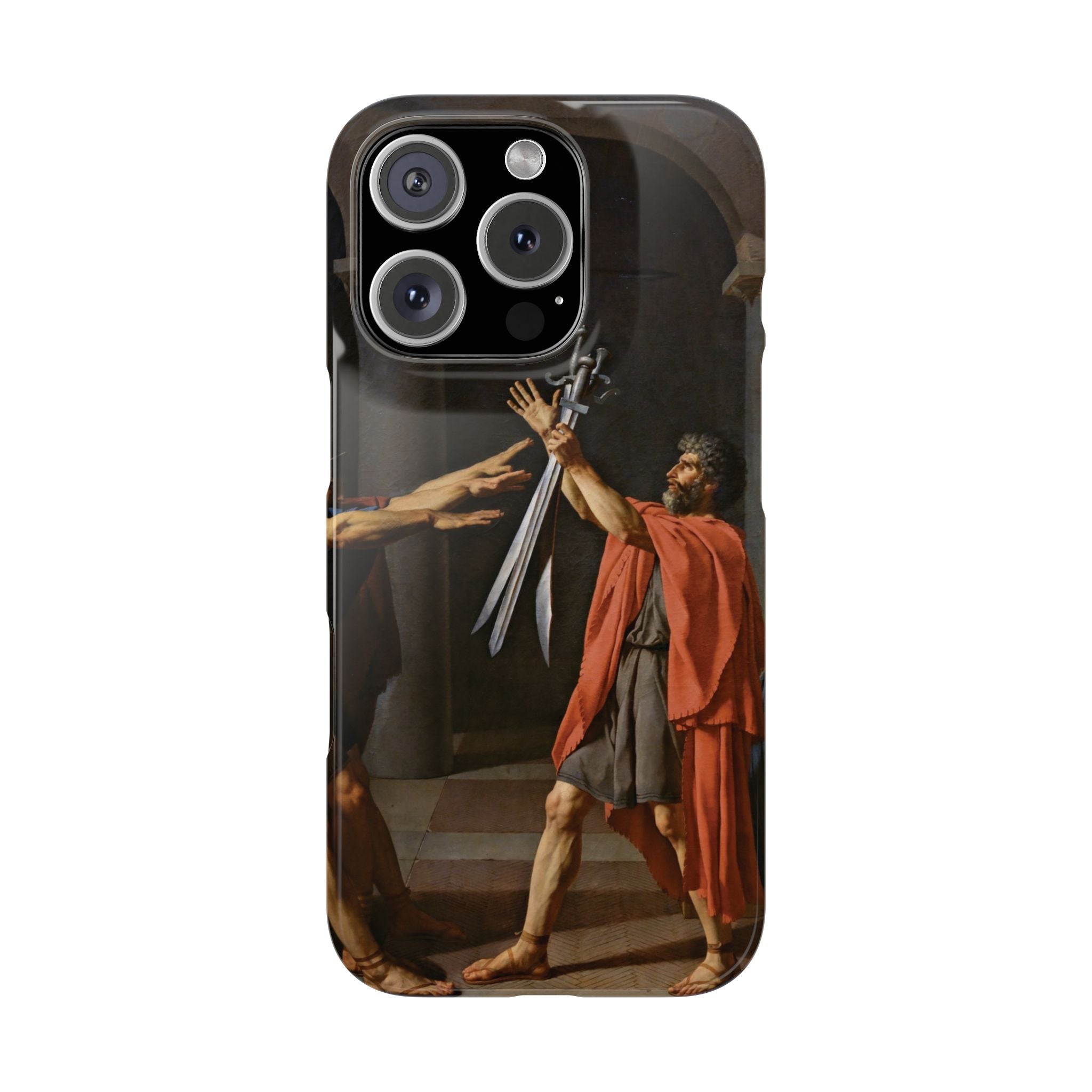 Oath of the Horatii by Jacques-Louis David - iPhone Slim Case