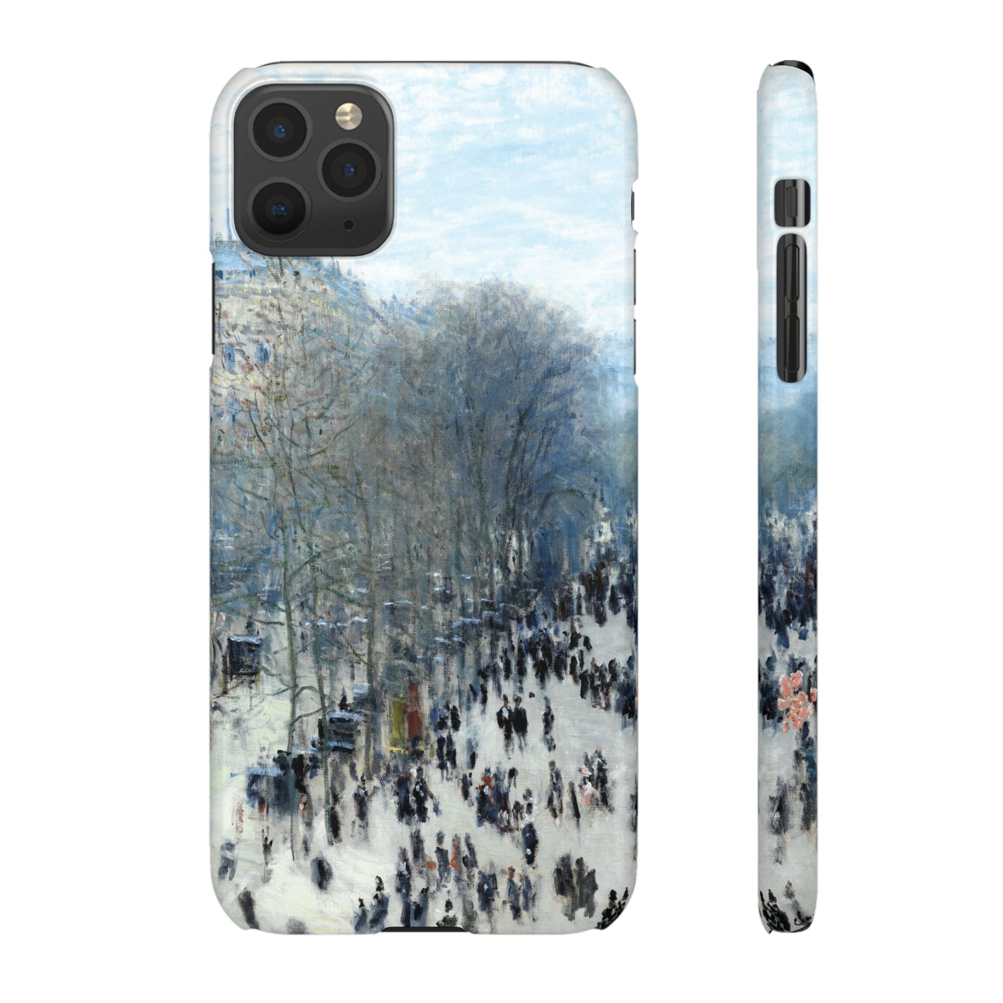 Boulevard des Capucines by Claude Monet - iPhone Slim Case
