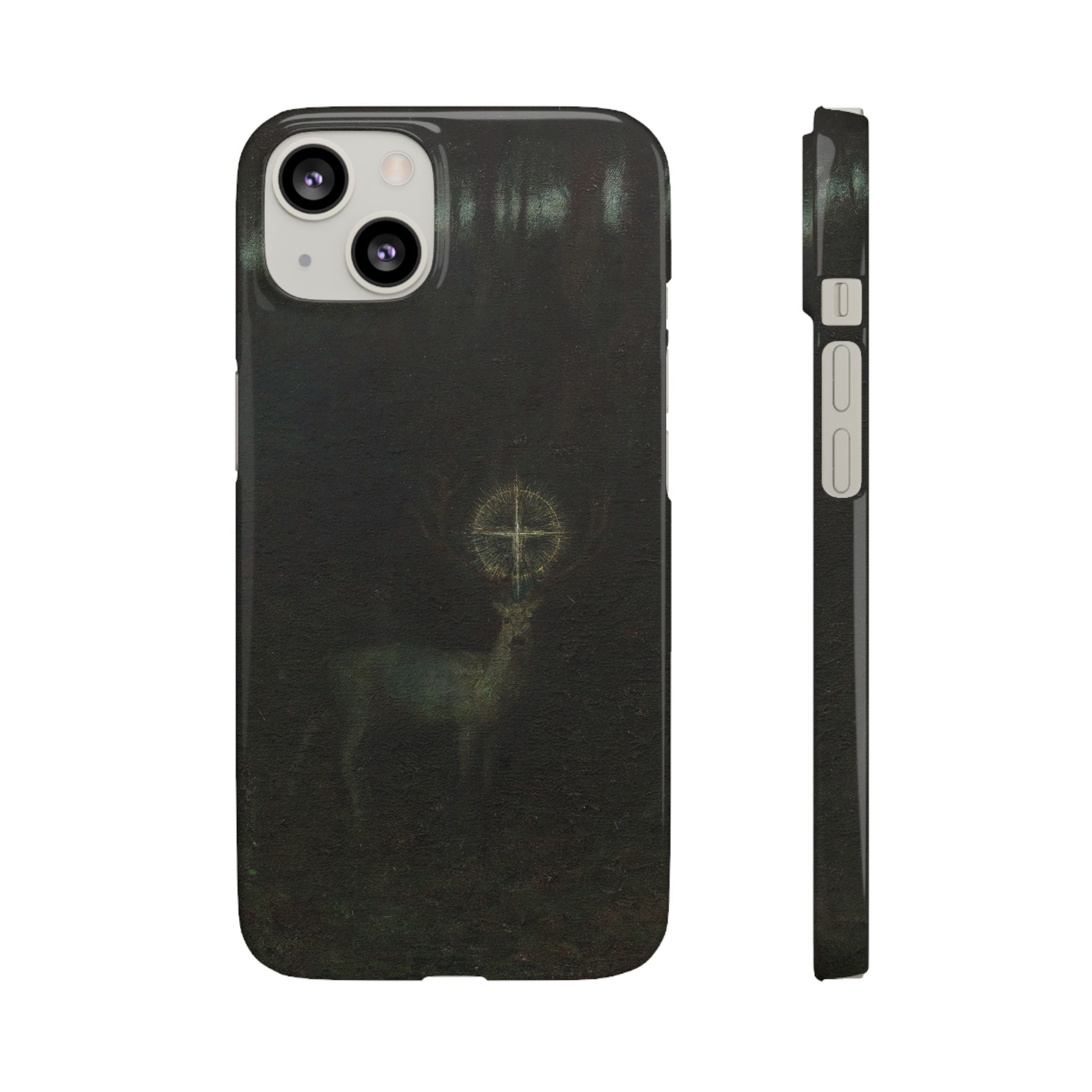 The Vision of Saint Hubert by Franz von Stuck - iPhone Slim Case