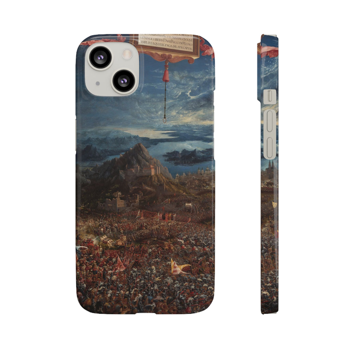 The Battle of Alexander at Issus by Albrecht Altdorfer - iPhone Slim Case