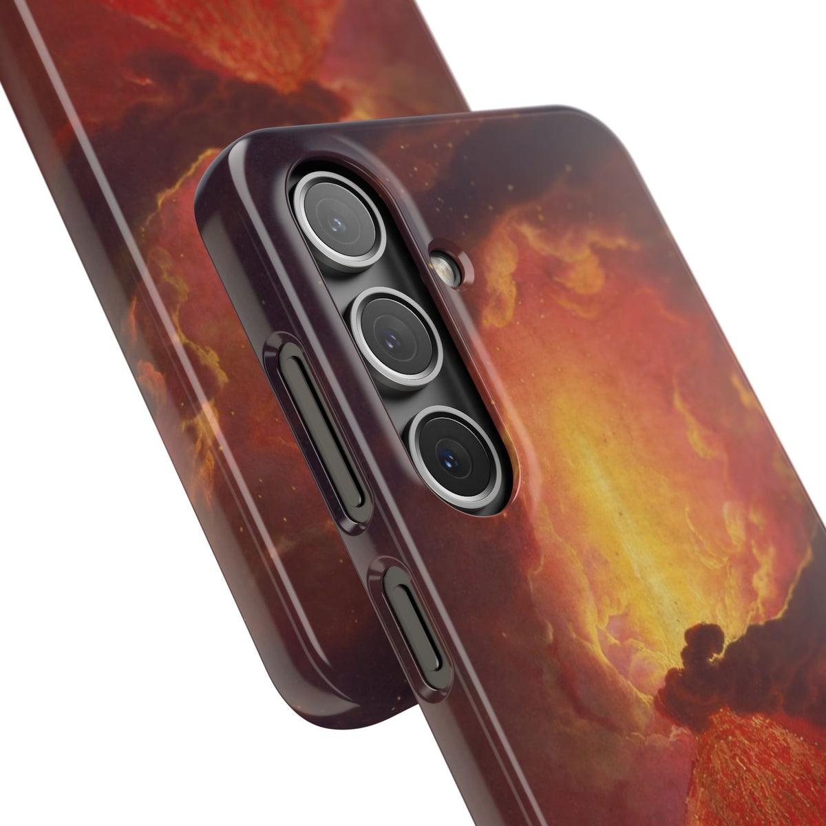 Vesuvius in Eruption by Joseph Wright of Derby - Samsung Slim Case