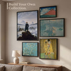 Create a personalized gallery wall with your favorite artwork. This wall art collection inspiration shows multiple framed pieces arranged together to transform any room into a stylish and unique space.