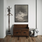 Doubting, Dreaming Dreams No Mortal Ever Dared to Dream Before by Gustave Doré wall art hanging on a wall as elegant home decor.