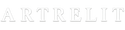ArtRelit brand logo white on transparent background