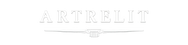 ArtRelit brand logo white on transparent background