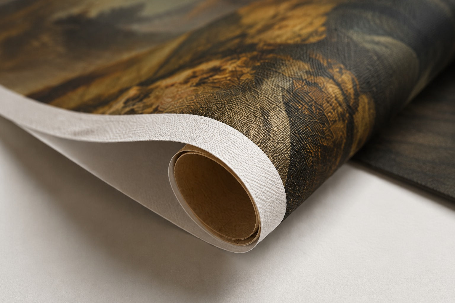 High-quality art print preview during professional print quality control process